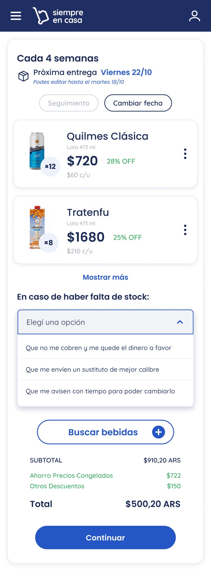 Users choose in advance: keep the credit, get a better substitute, or be notified in time to change it