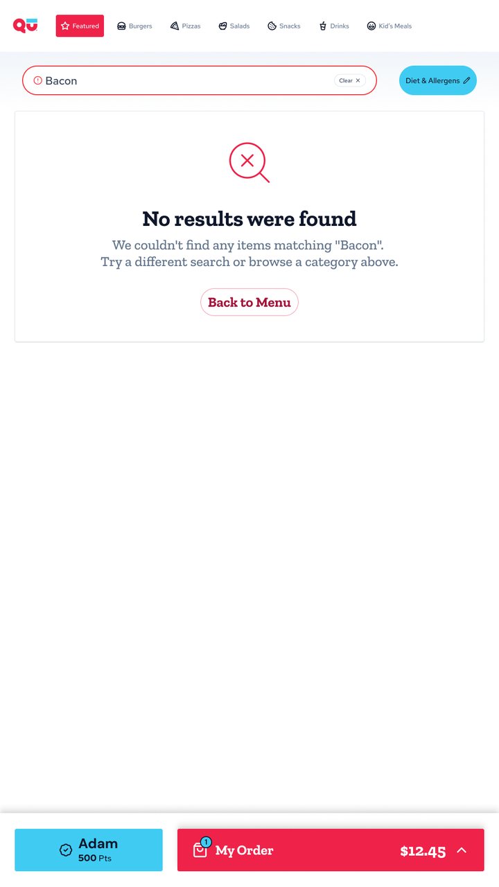 No results, with a way back