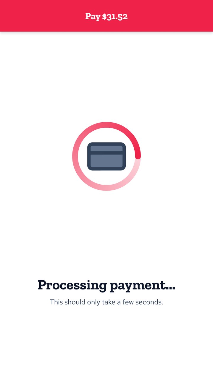 Processing payment