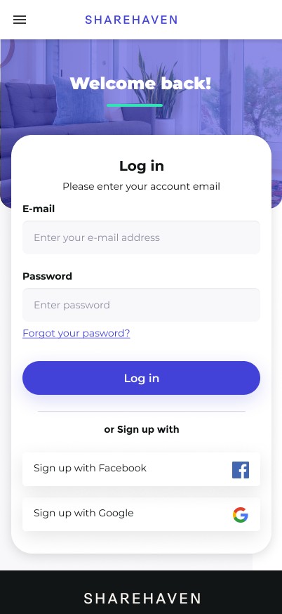 Log in